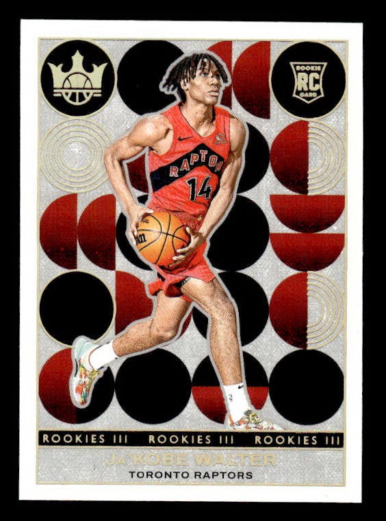 2024-25 Panini Court Kings Ja'Kobe Walter SP RC #177 Toronto Raptors