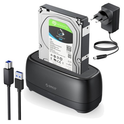 Festplatten Docking Station USB 3.0 2.5/3.5 Zoll SATA HDD SSD 20TB