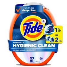 Hygienic Clean Power PODS Laundry Detergent Pacs, Original Scent, 57 Count