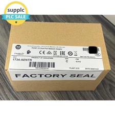 NEW Sealed Allen Bradley 1734-AENTR POINT I/O Dual Port Adaptor -USA US Free Tax