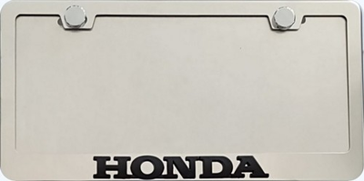 #ad #ad Honda 3d black script license plate frame holder $35.00