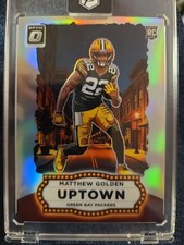 2025 Panini Donruss Optic Matthew Golden Uptown Prizm RC #14