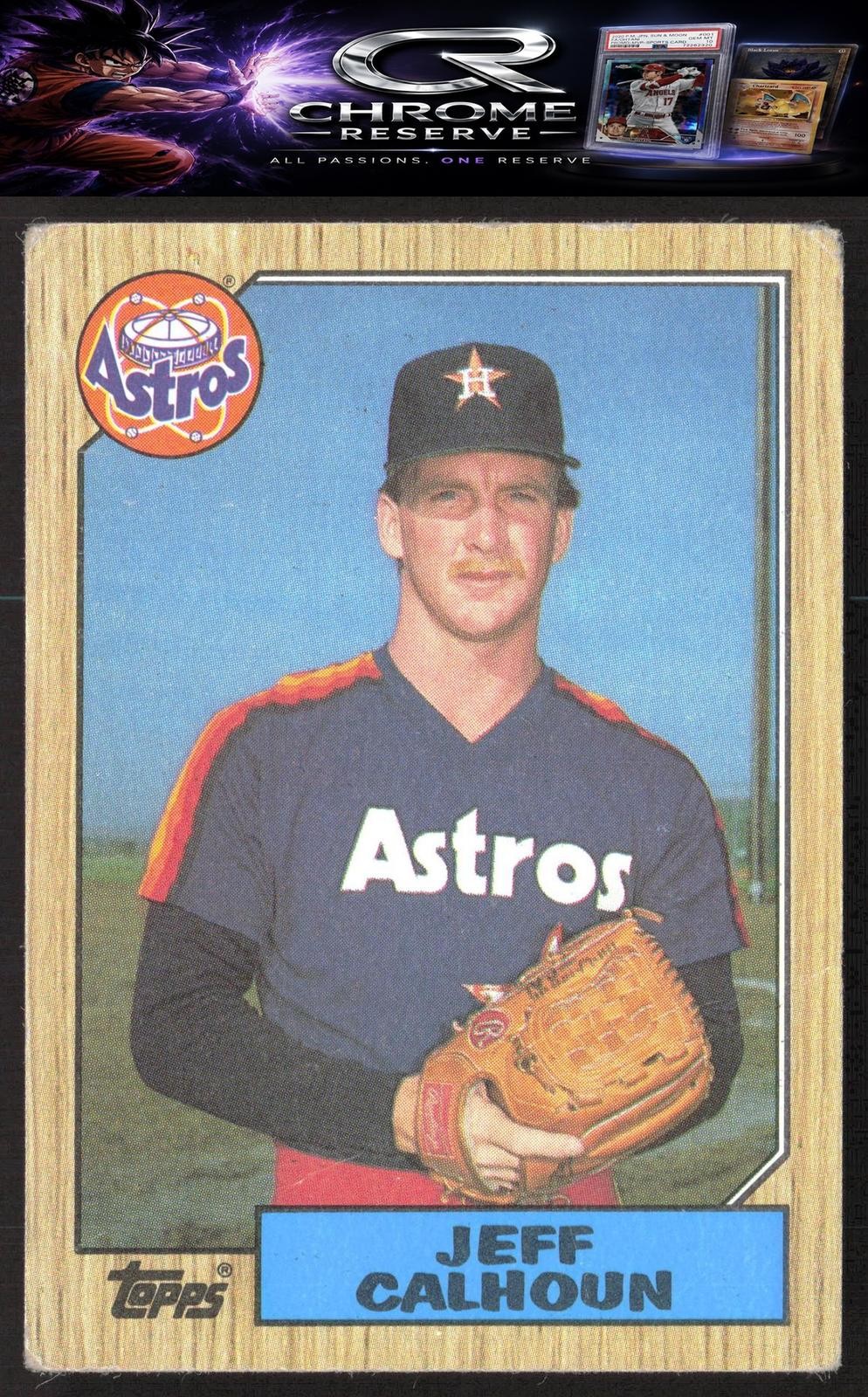 1987 Topps #282 Jeff Calhoun