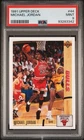 1991 Upper Deck Michael Jordan PSA 9 MINT Chicago Bulls 1991-92 #44 HOF Card