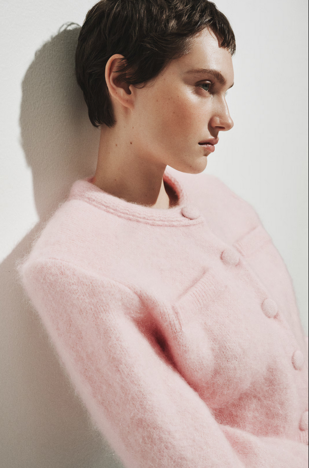 Pull Maje Mohair – Rose Pâle – Taille 2/S/M – État Quasi Neuf