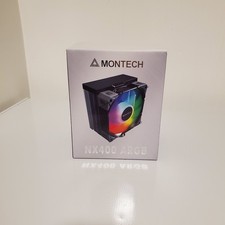 MONTECH NX400 ARGB - CPU Air Cooler, Single Tower, 4 Advanced Heat Pipes, 52-fin
