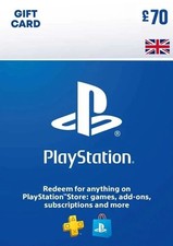 Sony PlayStation £70 Gift Card Points UK - FAST DELIVERY UK Seller PS5 PS4