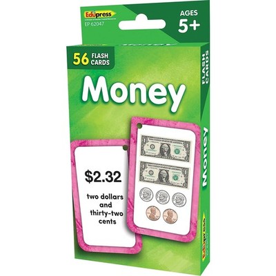 Teacher Created Resources Money Flash Cards (EP62047) 3-1/8'' x 5-1/8'', 