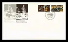 Dr Jim Stamps Canada 14C Cobalt & Athabasca Tar Sands Attached Pair Fdc