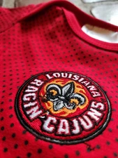 Louisiana Ragin Cajuns ULL Baby Infant Tutu Fancy One Piece 6mo 2 FEET AHEAD NEW