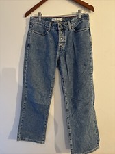 Tommy Hilfiger Vintage Cropped 24  Inseam Capri Logo Ankle Denim Jeans S 2