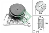 INA 531 0309 10 Spannrolle, Keilrippenriemen FüR Audi Skoda VW