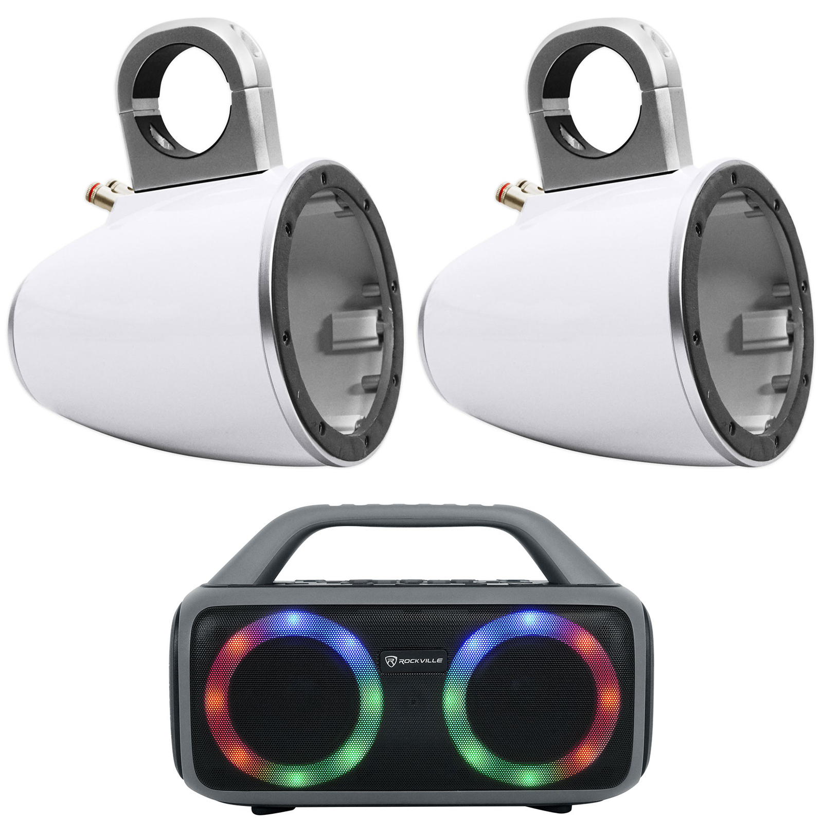 Kicker 43KMTES8W White Marine 8 Корпусов для вейкбордов KMTES8 Бесплатный динамик