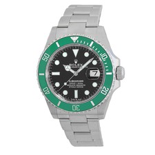 Rolex ROLEX Steel 41mm Green Ceramic Submariner Date 126610LV 2024 Warranty NEW