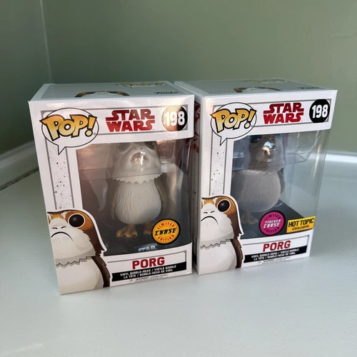 Funko Pop! | Star Wars | Porg #198 (Flocked Chase + Chase) | Hot Topic