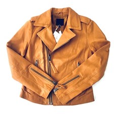 New! Joie Ailey Leather Jacket Sz L Srp $898