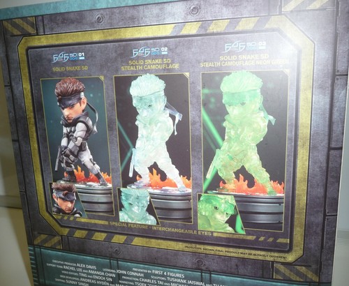 FIRST4FIGURES - METAL GEAR SOLID SD SOLID SNAKE CLEAR SOLID 20cm PVC /FIGURE - Foto 6 di 10