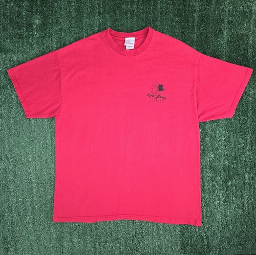 Chemise homme The Walt Disney Studios XL rouge vintage Mickey Mouse made in USA USA - Photo 2/6