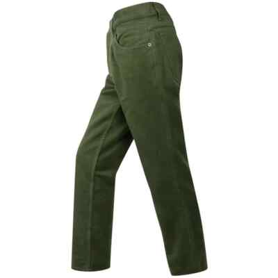 Hoggs of Fife Monarch II Moleskin Trouser In Dark Olive 32R