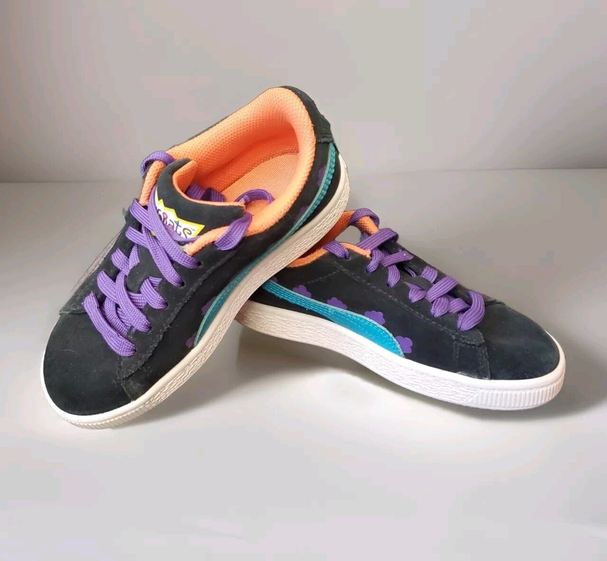 Childrens PUMA suede Rugrats Nickelodeon shoes size - Main Image