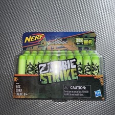 Nerf Zombie Strike 30x Elite Neon Green Dart Bullet Pack Lot 30 Hasbro New
