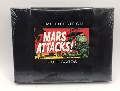 2012 TOPPS MARS ATTACKS POSTCARDS FACTORY SEALED BOX...CONTAINS 10 POSTCARDS