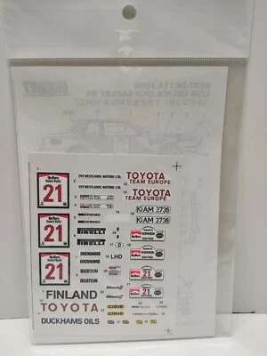 Decals Studio 27 ST27-DC114 1/24 Toyota Celica GR.B Safari 1985 - Photo 1/4