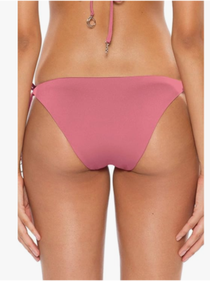 Soluna Women's Tie Side Hipster Bikini Bottom Mulberry Size L 5464