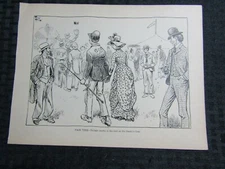 1910 YESTERDAYS Comic Strip by Frank King 10x7" pg.27 FN 6.0 FAIR TIME