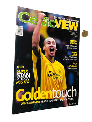 Magazine Celtic View Football November 2002 Mag ra