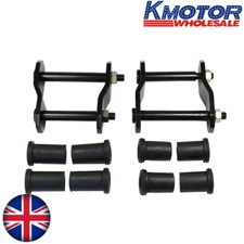 Both Sides Rear Leaf Spring Shackles & Bushes K74/B40 For Mitsubishi L200 87-15