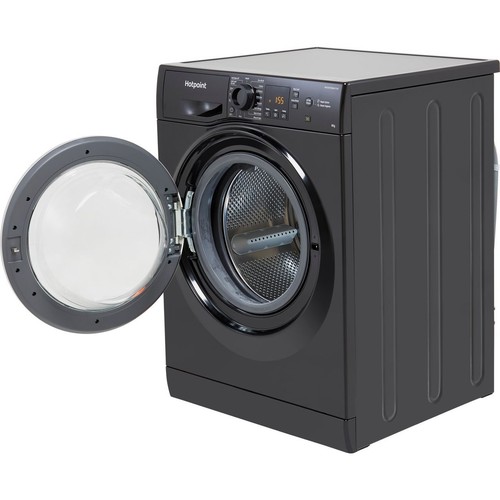 Hotpoint NSWM845CBSUKN 8Kg Washing Machine Black 1400 RPM B Rated