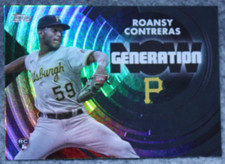 2022 Topps Roansy Contreras Generation Now RC Black /299 Insert #GN-88 Pirates