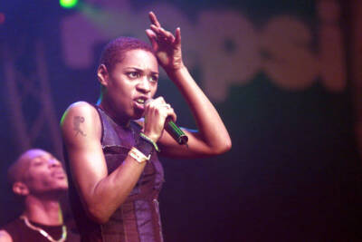 Sonique live onstage during Pepsi Pop 2000 in The Gelredome in Arn- Old Photo 1