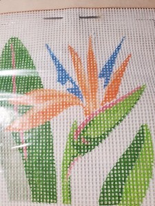 Vintage Needlecraft Hawaii Bird of Paradise Kit Lois Choi Yarn Instructions