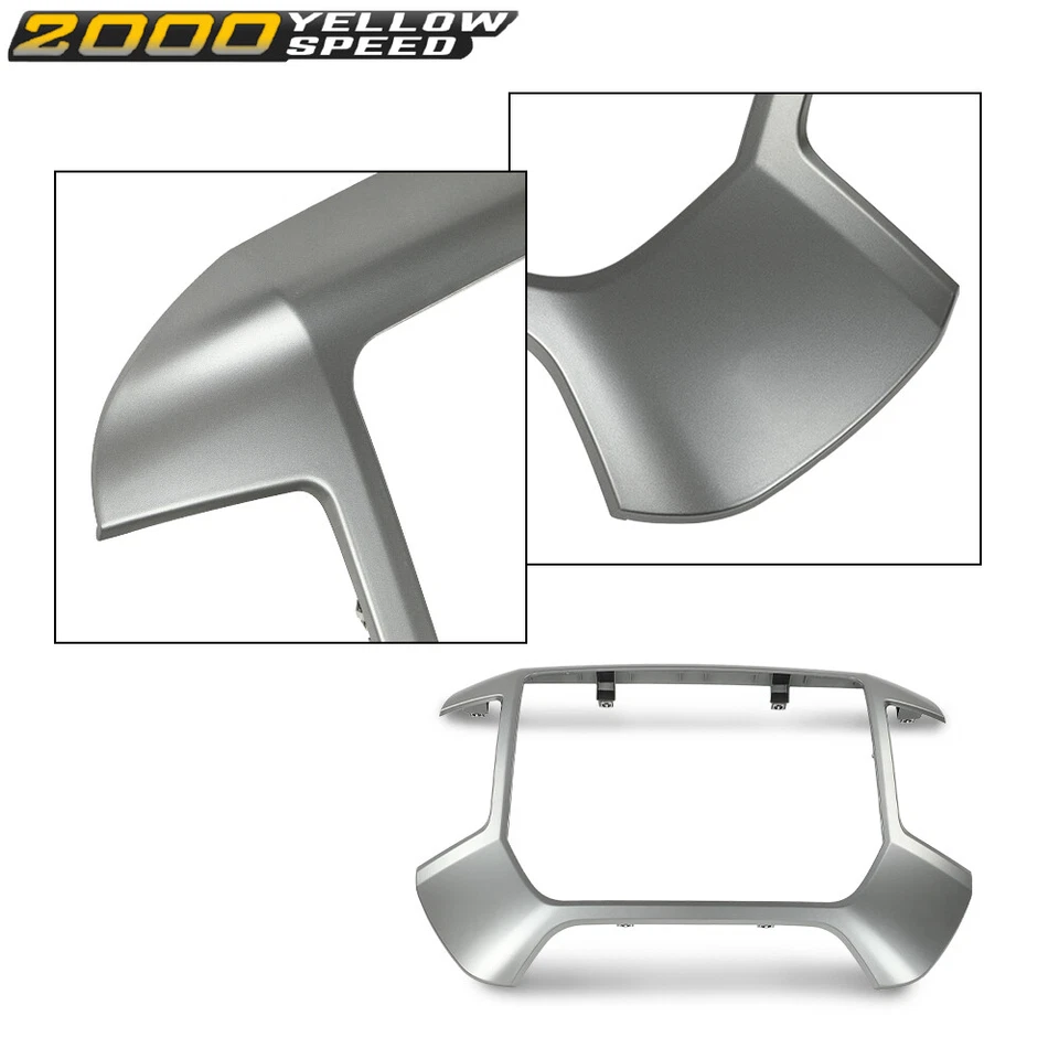 Dash Center Radio Control Bezel Panel Fit For 2014-2020 Silverado Sierra  - Image 4 of 4