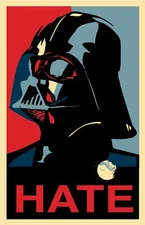 Darth Vader sticker star wars Hate weatherproof  bumper vinyl decal