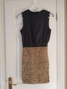 sequin bottom dress