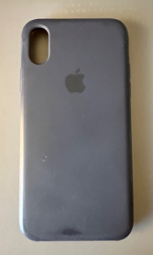 Authentic Apple iPhone Xs Silicone Case - Blue