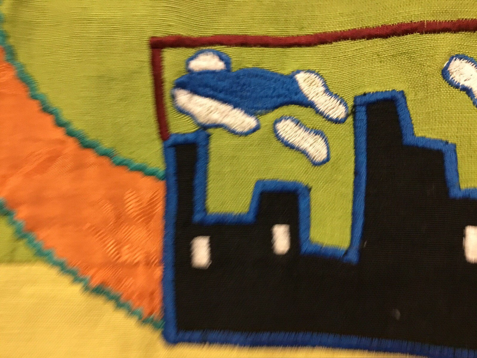 indigo moon jacket large Patchwork Boho Vintage L… - image 14