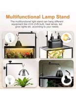 Reptile Lamp Stand Small For Up To 20 Gallons In Size Solid Steel
