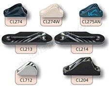 Botín de cuerda abierta CLAMCLEAT M3 Micros blanco para cuerdas de 1-4 mm