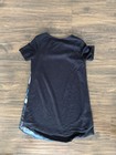 NWOT Size 7 Blush by Us Angels Black Foral Trapeze Soft Short Sleeve Dress — photo 5