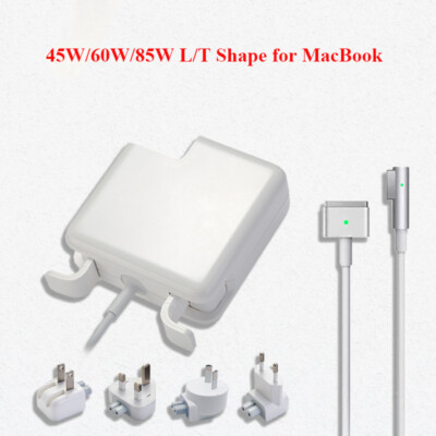 Laptop AC Adapter 45W/60W/85W L Shape T Shape for MacBook MagSafe 1/2  Charger