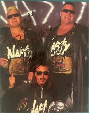 The Nasty Boys Brian Knobbs & Jerry Sags WWF Signed Autographed 8X10 Photo