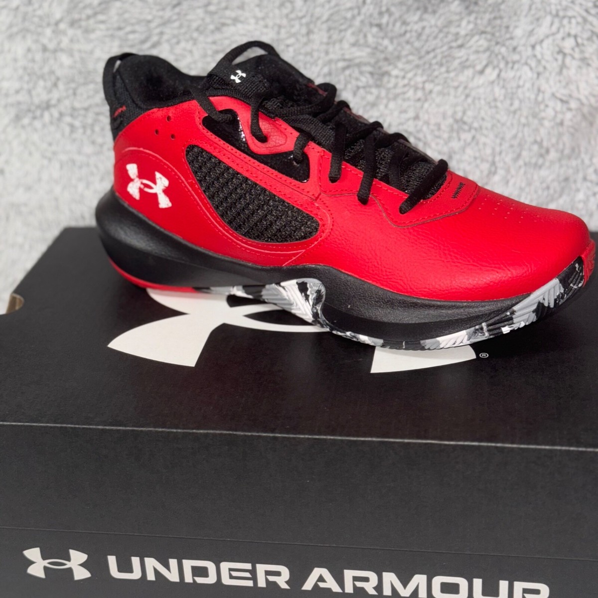 Under Armour Lockdown 6 Red Black | eBay