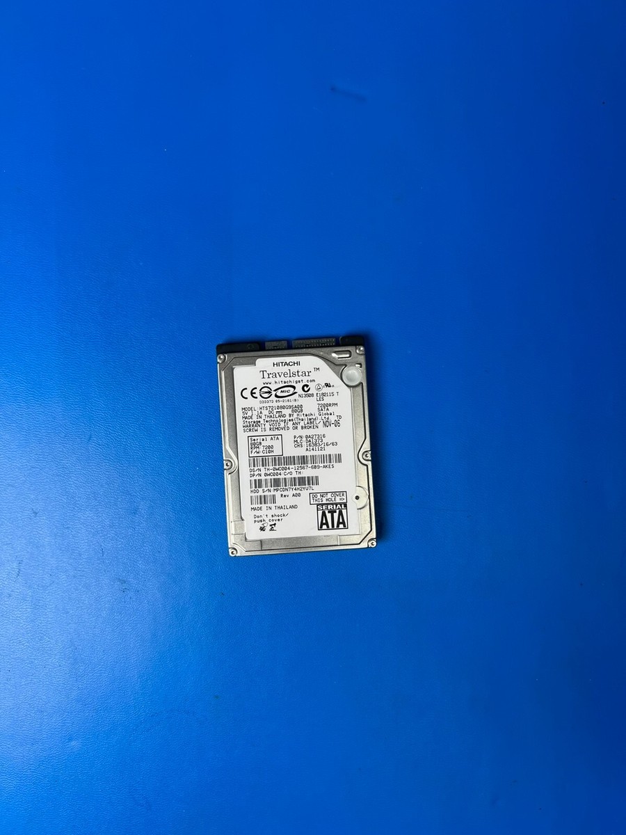 Hitachi Travelstar 7K100 HTS721080G9SA00 80GB Internal 7200RPM 2.5
