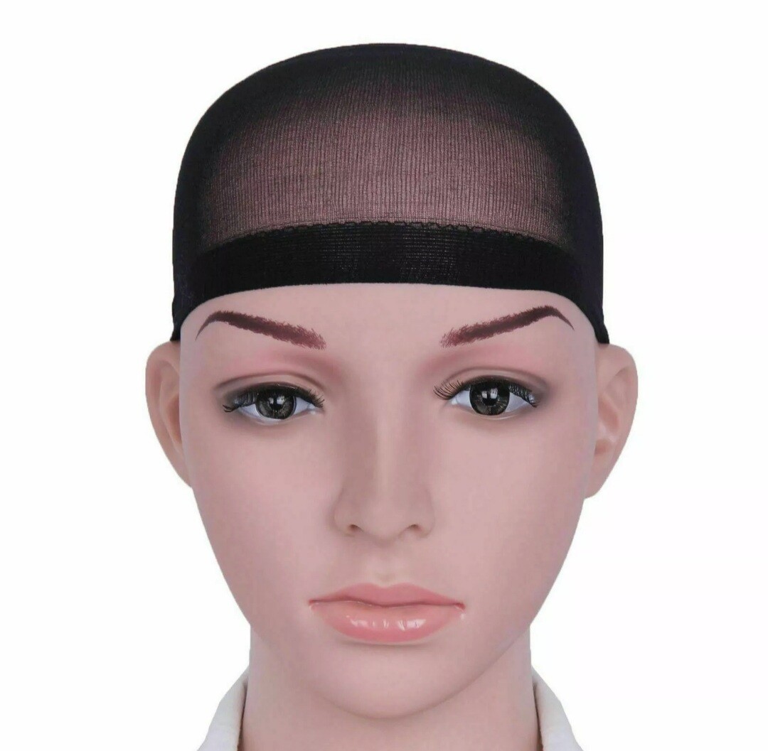 2x Wig Cap Nude Breathable Unisex Stocking Stretch Hair Liner Net