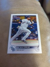 2022 TOPPS SERIES 1 NELSON CRUZ TAMPA BAY RAYS #104
