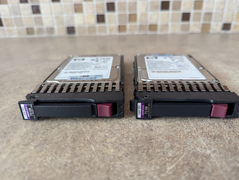 2X HP DG0072BALVL/DG072A8854 72GB 10K SAS 2.5 HARD DRIVE 376597-001 C2-2(12) - Image 2 of 4